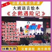 幼儿园大班语言绘本 企鹅遇险记 优质公开课视频教案课件ppt