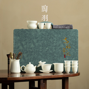 璞玉冰种玉瓷三才盖碗茶杯家用高档茶壶陶瓷功夫茶具套装礼盒送礼