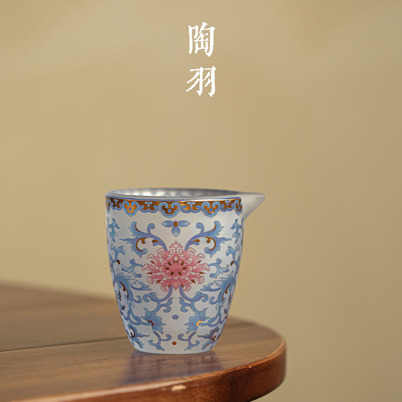 琉璃缠枝青花公道杯家用耐高温茶海公杯复古功夫茶具分茶器单个装,餐饮具,公道杯,淘宝优惠券,粉丝福利购,淘宝优惠卷