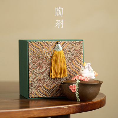 柴烧手作马眠花涧葫芦宝瓶礼盒装轻奢防烫陶瓷茶壶功夫茶具泡茶壶