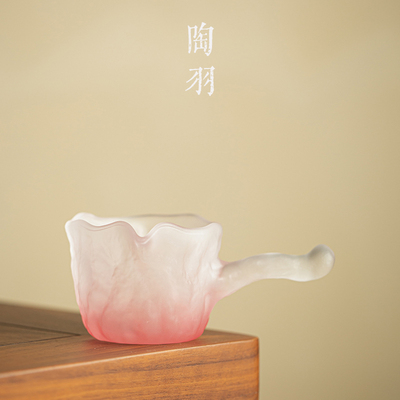 琉光璃彩云涌上神公道杯家用防烫玻璃分茶杯高档功夫茶具分茶器
