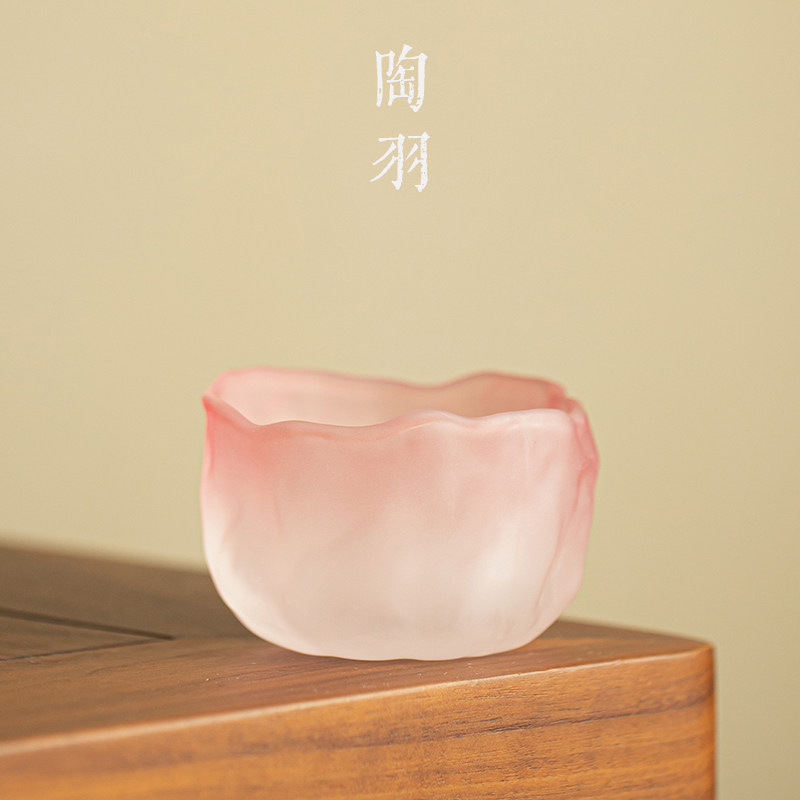 琉光璃彩云涌上神旦格茶杯防烫家用琉璃主人杯高档功夫茶具品茗杯