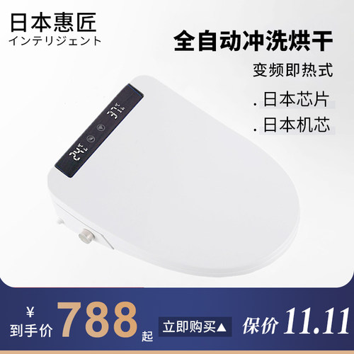 日本定制110V智能盖板即热遥控智能妇洗器全自动家用坐便器马桶盖