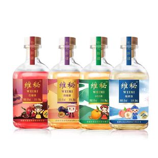 新疆[维秘]民族风果酒甜酒蟠桃西梅石榴小白杏清甜果香微醺口感