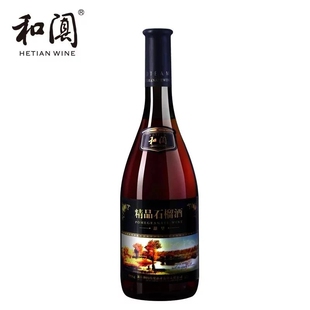 新疆和阗石榴酒甜型750ml瓶云祖母葡萄沙漠玫瑰原汁发酵醇厚口感