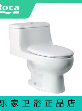 特价ROCA乐家卫浴喷射虹吸式连体式马桶34845A000波士顿家用座便