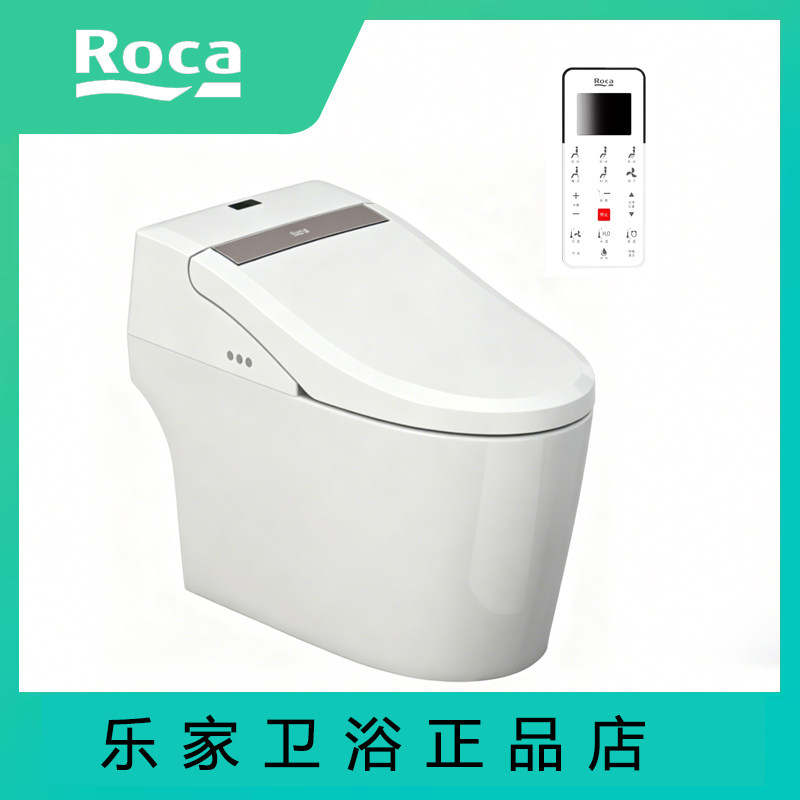 ROCA/乐家天娜一体式智能坐便器803082F1Q地排水遥控烘干智能马桶
