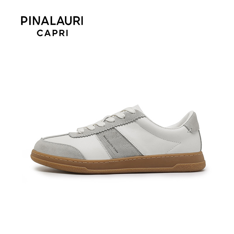 意大利PIALAURI CAPRI拼色德训鞋男女百搭休闲运动板鞋增高小白鞋,流行男鞋,德训鞋,淘宝优惠券,粉丝福利购,淘宝优惠卷