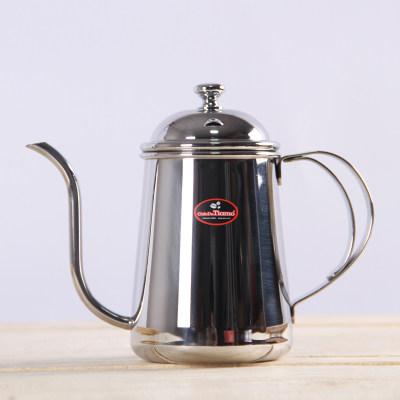 Tiamo现货长嘴手冲壶细口壶700ml 1200ml加厚304不锈钢滴漏咖啡壶
