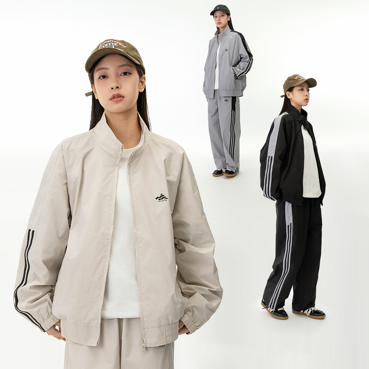 美式复古宽松百搭夹克外套