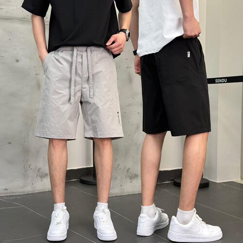 男士时尚百搭直筒休闲短裤五分裤