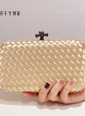 宴会手提小包包女配穿旗袍的包复古中式手拿包晚宴礼服民国风手包