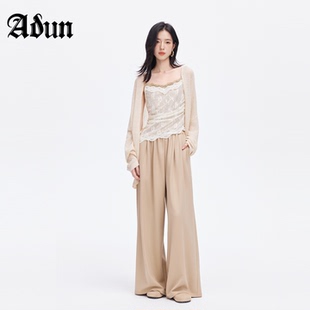 Abun2026秋季新款轻熟风优雅休闲套装轻奢高级感女人味气质三件套