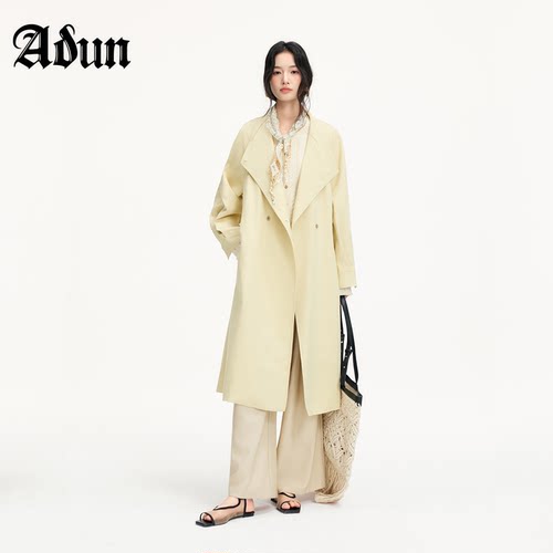 Abun【商场同款】2026年春季新品宽松气质垂感高级感通勤外套