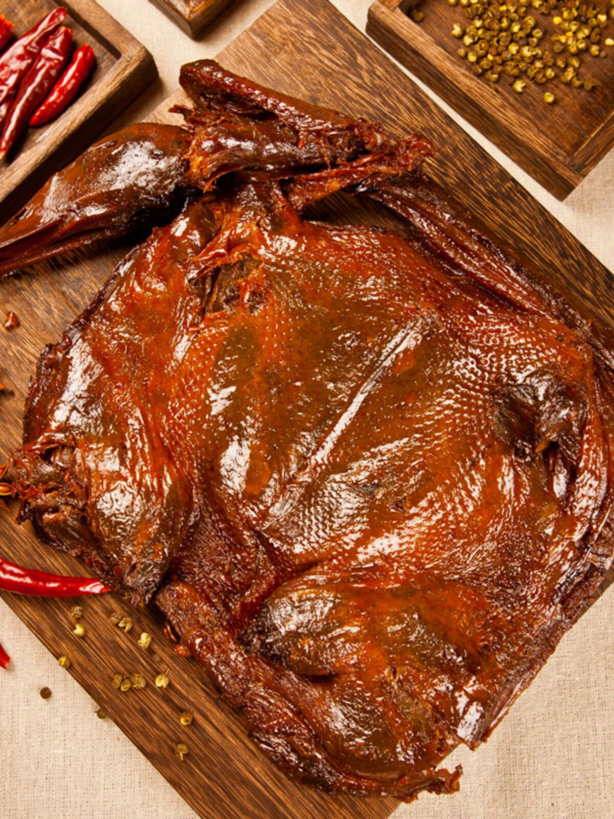 Anxiang Yang Dai Zi Sauce-Brined Duck, a Specialty from Changde, Hunan, Authentic Sauce-Brined Duck, Spicy/Extra Spicy Duck Meat Snacks