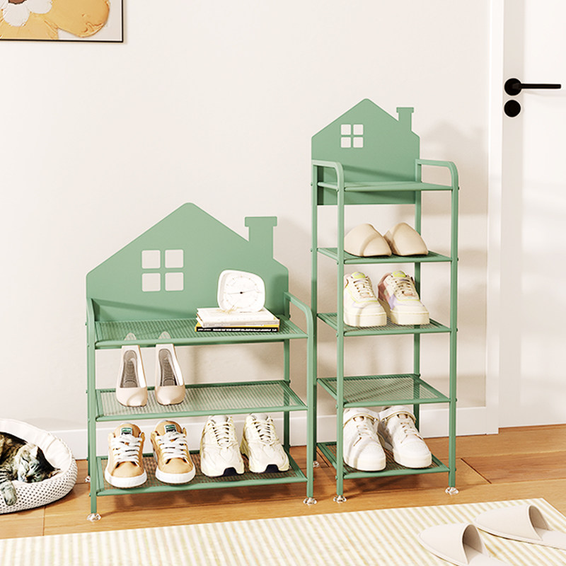 门口简易窄小鞋架楼梯过道室内好看儿童鞋柜新款宝宝拖鞋放鞋架子