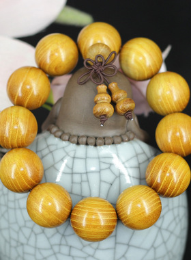 手串顺纹紫檀木文玩佛珠