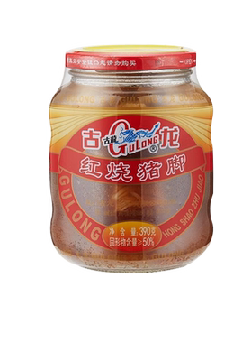 古龙红烧猪脚罐头390g酱香猪蹄