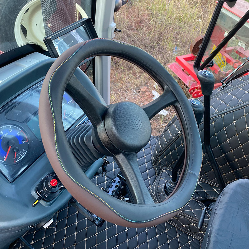 国四久保田拖拉机方向盘套国三久保田M-954KQ农用机专用真皮把套