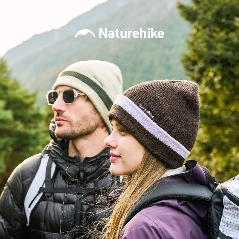 挪客羊毛保暖毛线帽加绒