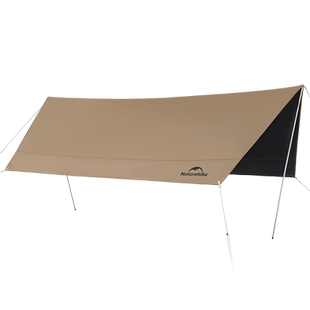 Naturehike挪客云霄天幕Lite户外大号露营黑胶天幕野营便携遮阳棚