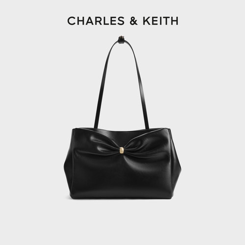 大容量褶皱托特包CHARLES＆KEITH