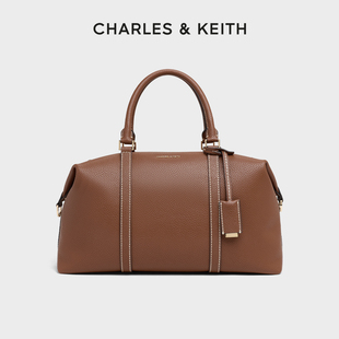 CHARLES&KEITH25冬新款 30151590大容量手提托特包旅行登机包 CK2