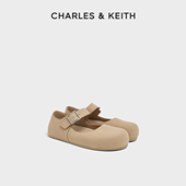 新款 CK1 70381134圆头厚底玛丽珍单鞋 CHARLES&KEITH25秋季 勃肯鞋