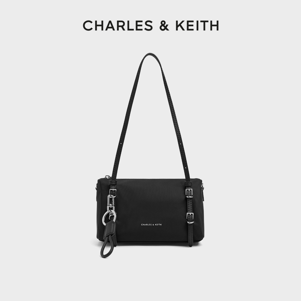 CHARLES&amp;KEITH26春新款CK2-20151613时尚轻便单肩腋下包波士顿包