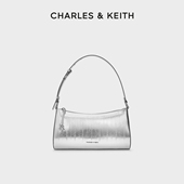CHARLES&KEITH25秋新款 鳗鱼纹简约单肩腋下包 1时尚 CK2 20782683
