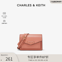 CHARLES&KEITH女包CK2-80680780-1翻盖单肩信封包斜挎包邮差包女