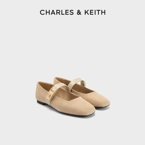 CHARLES&KEITH法式平底玛丽珍鞋