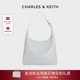 CHARLES&KEITH女包CK2 40782361大容量子母hobo托特包腋下包女包