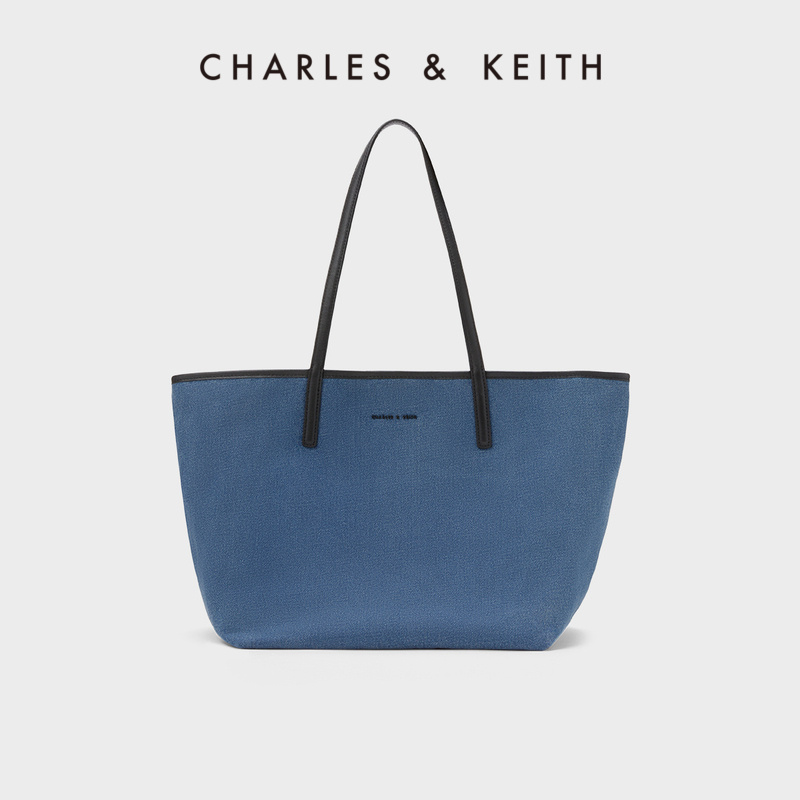 CHARLES&KEITH23秋冬新款CK2-30151310双面设计子母单肩托特包女