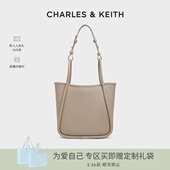 CHARLES&KEITH春季 30782647大容量通勤单肩托特包子母包 女包CK2