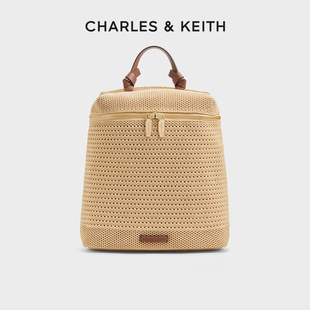 CHARLES&KEITH24新款 CK2 520礼物 60782354大容量拉链双肩背包