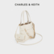 CHARLES&KEITH25秋新CK2 30671765绳结链条包挂双面背子母托特包