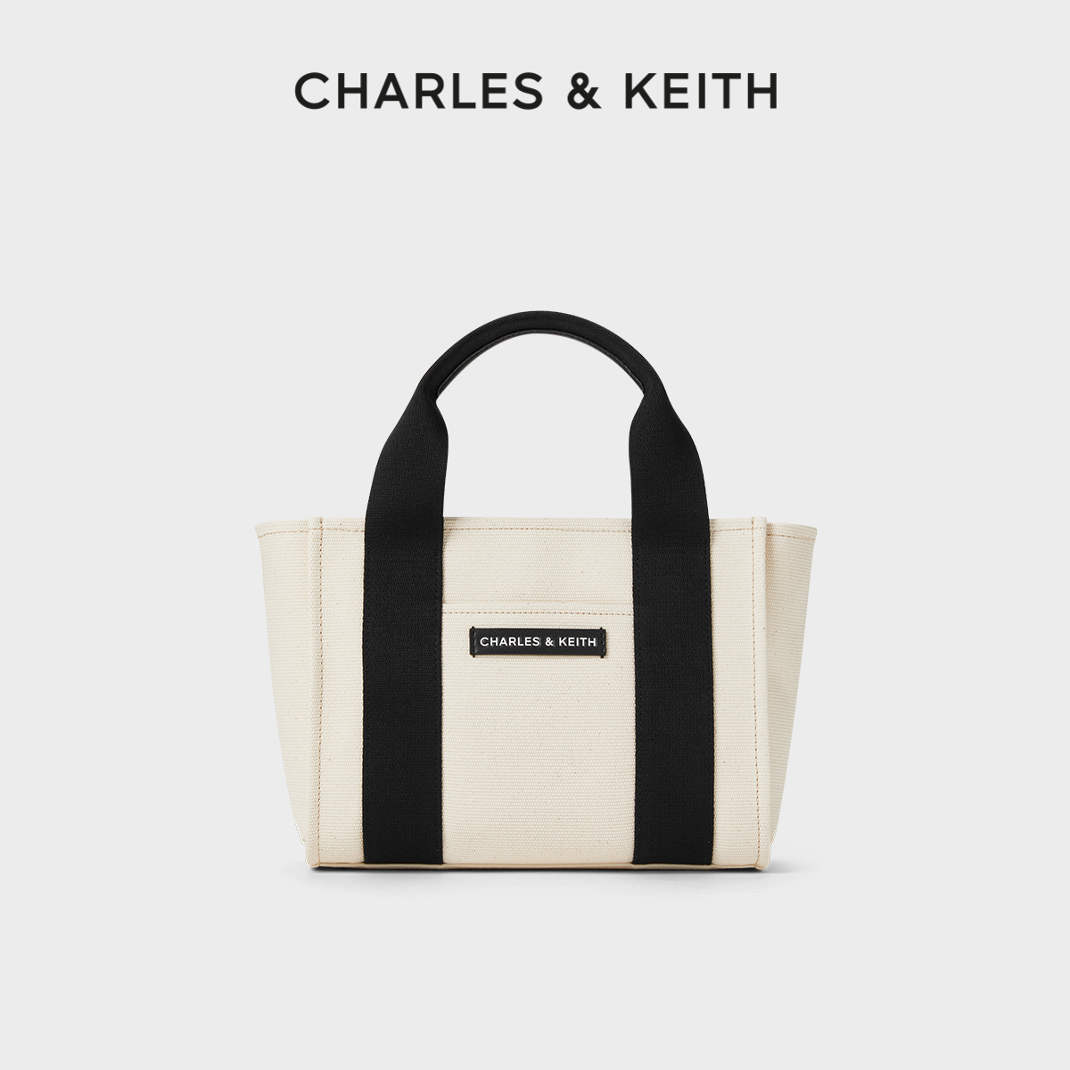 CHARLES&KEITH帆布托特包