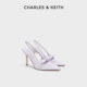 新款 婚鞋 CK1 凉鞋 60361556蝴蝶结尖头高跟鞋 CHARLES&KEITH26春季