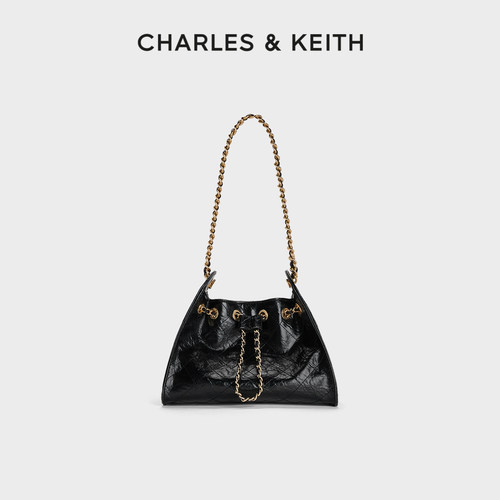 时尚菱格水桶包CHARLES&KEITH