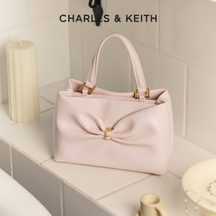 CHARLES&KEITH26冬新款CK2-50782952时尚蝴蝶结链条手提单肩包