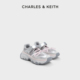 CHARLES&KEITH秋冬女鞋 女 1银色厚底芭蕾运动老爹鞋 CK1 71960001