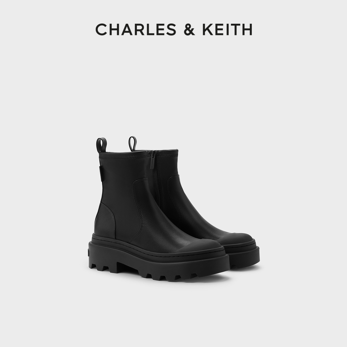 CHARLES&KEITH弹力瘦瘦靴