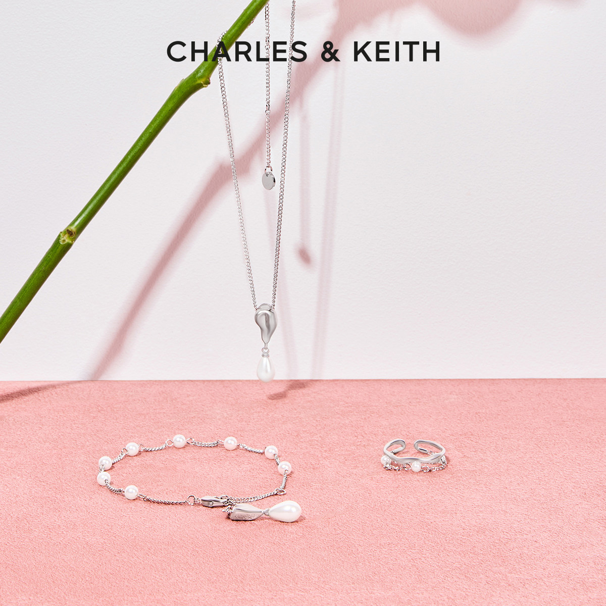 CHARLES&KEITH春季配饰CK5-12120407月光谧语系列时尚个性配饰