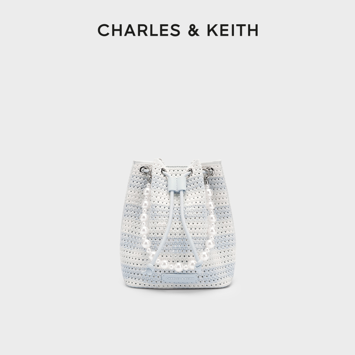 CHARLES&KEITH25秋季新款CK2-10681217秋日限时海盐椰椰桶水桶包