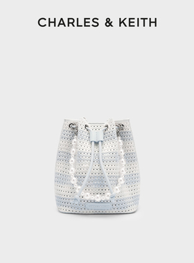 CHARLES&KEITH25秋季新款CK2-10681217秋日限时海盐椰椰桶水桶包