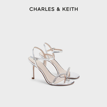 【母亲节礼物】CHARLES&KEITH24新款CK1-60920361一字带高跟凉鞋