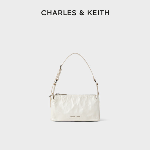 CHARLES&KEITH油蜡皮小方包