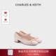 60361613蝴蝶结玛丽珍芭蕾舞鞋 CK1 新年礼物 CHARLES&KEITH女鞋