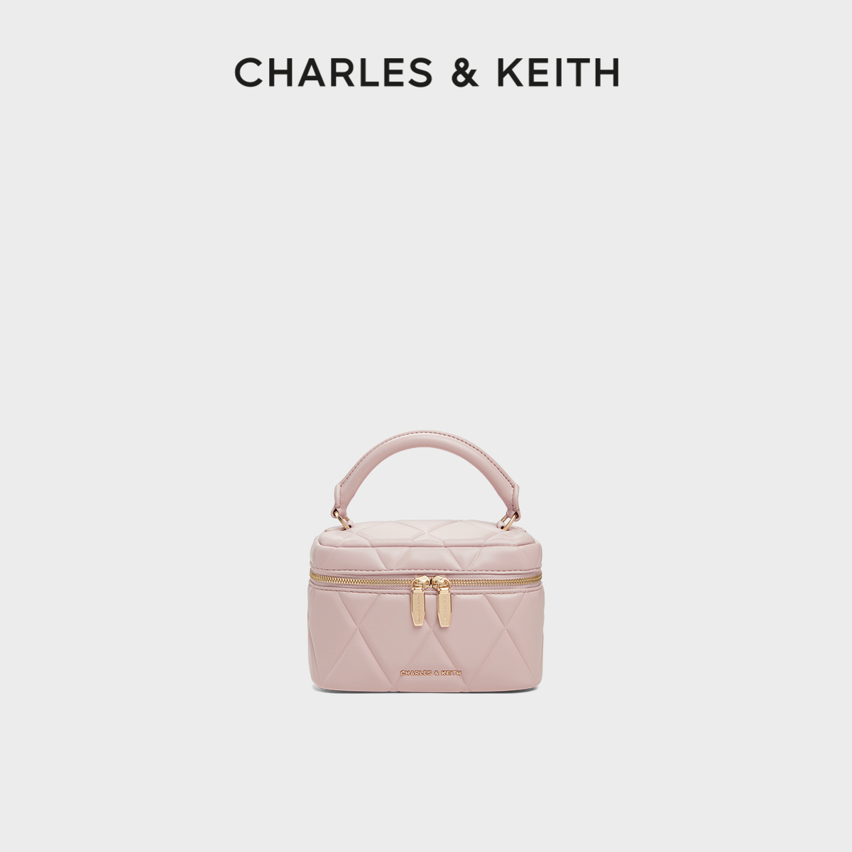 CHARLESKEITH菱格链条手提小方包